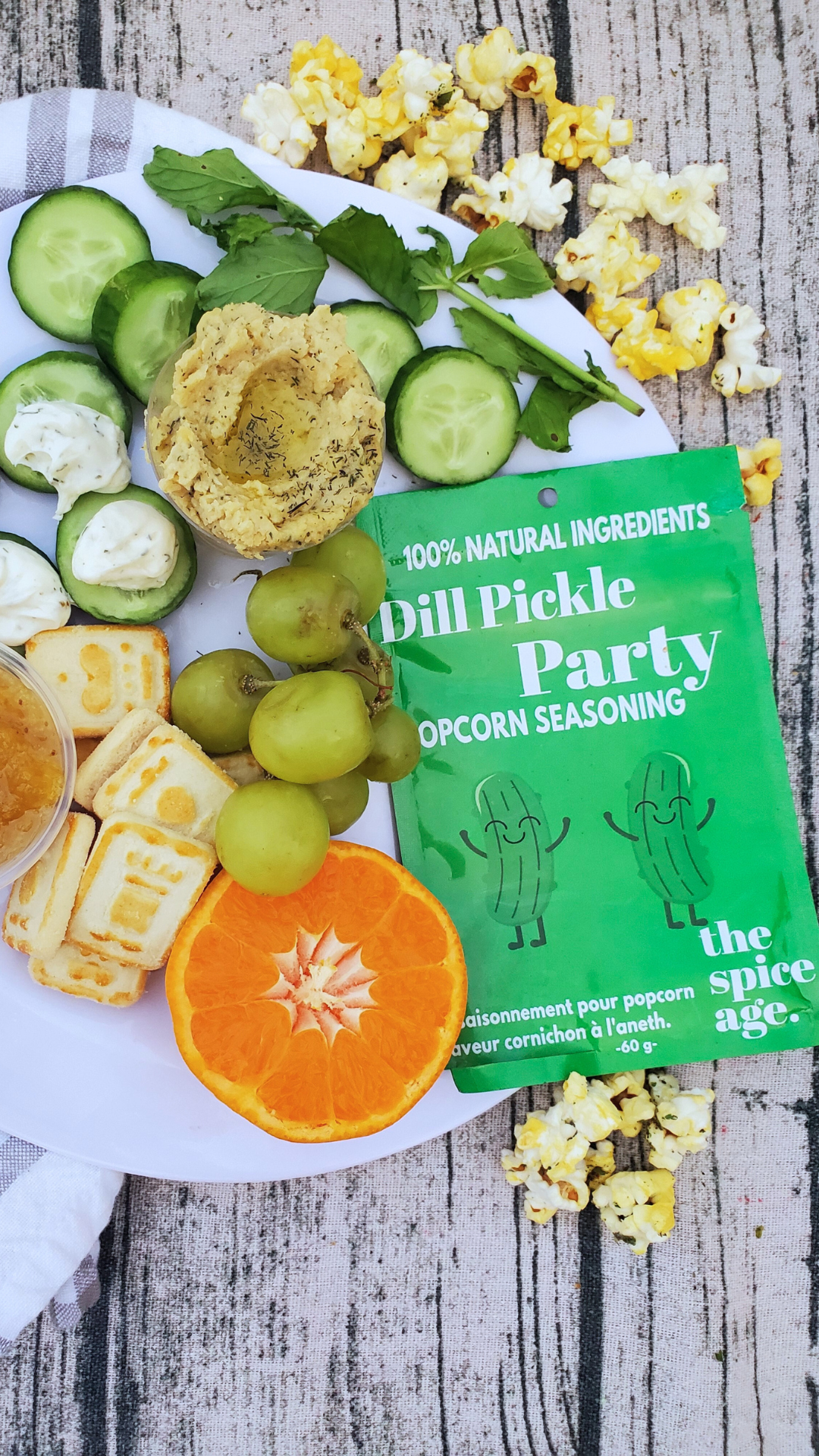 Dill Pickle Snack Plate