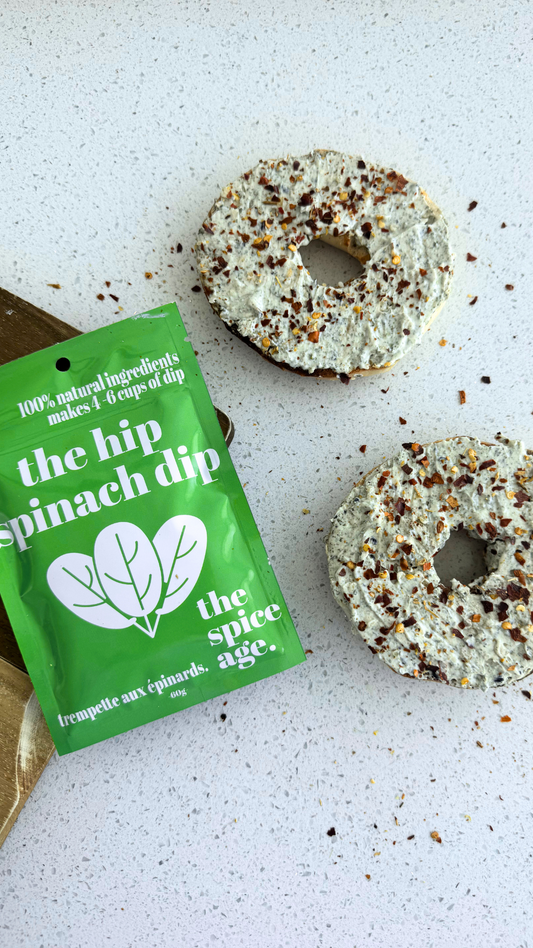 The Hip Spinach Dip Bagel