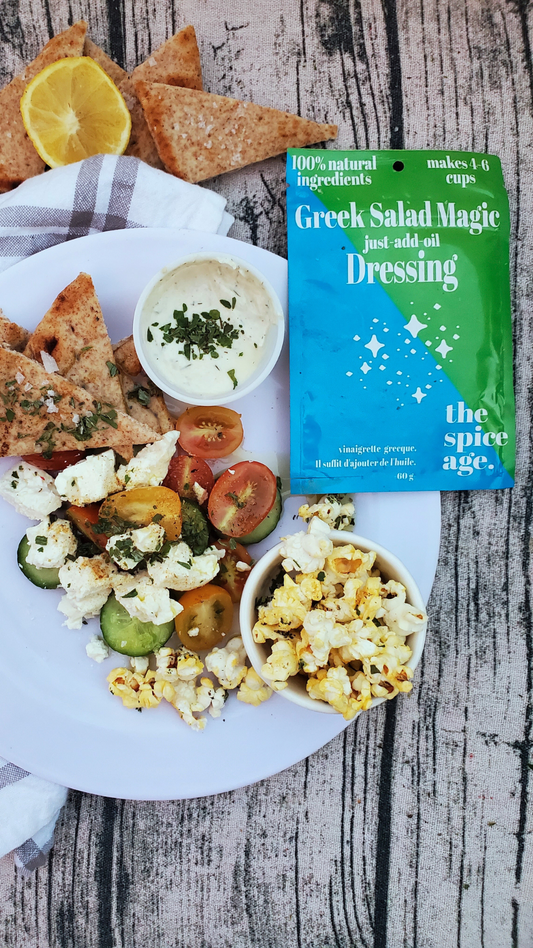 Greek Salad Snack Mix