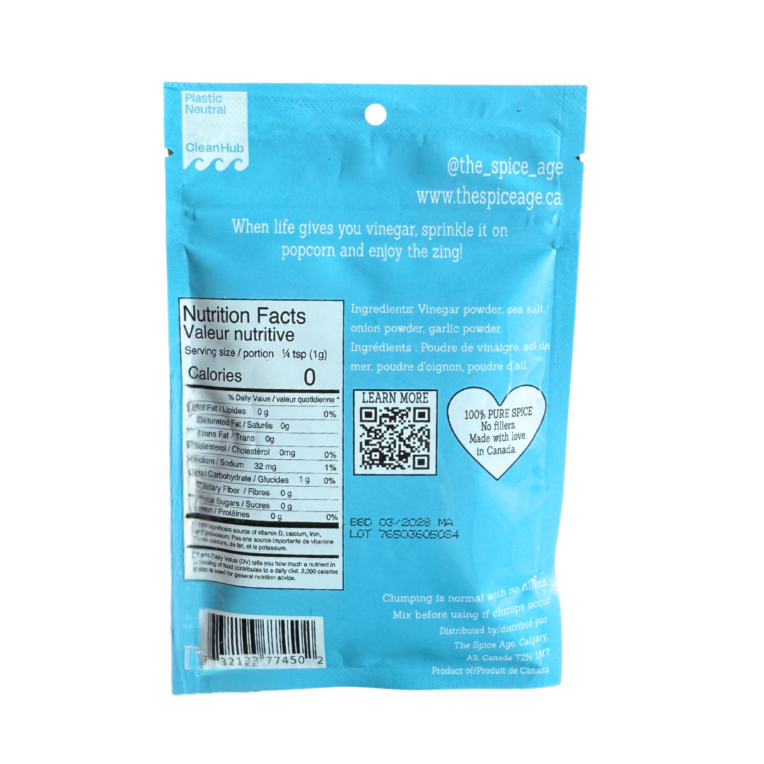 Salt & Vinegar Popcorn Topper